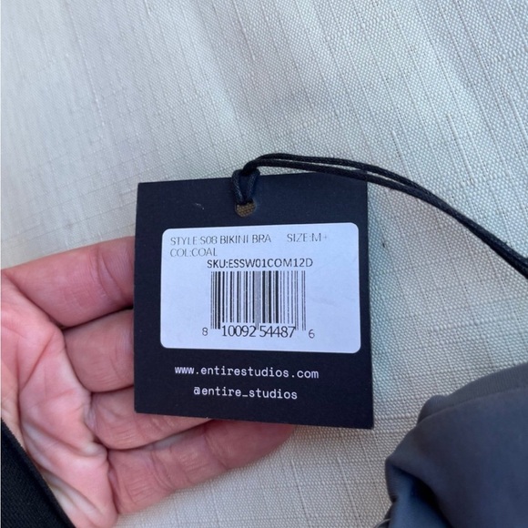 NWT Entire Studios M coal bikini top - Picture 5 of 10